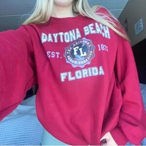 custom daytona beach florida pullover
size medium
brand: jerzees